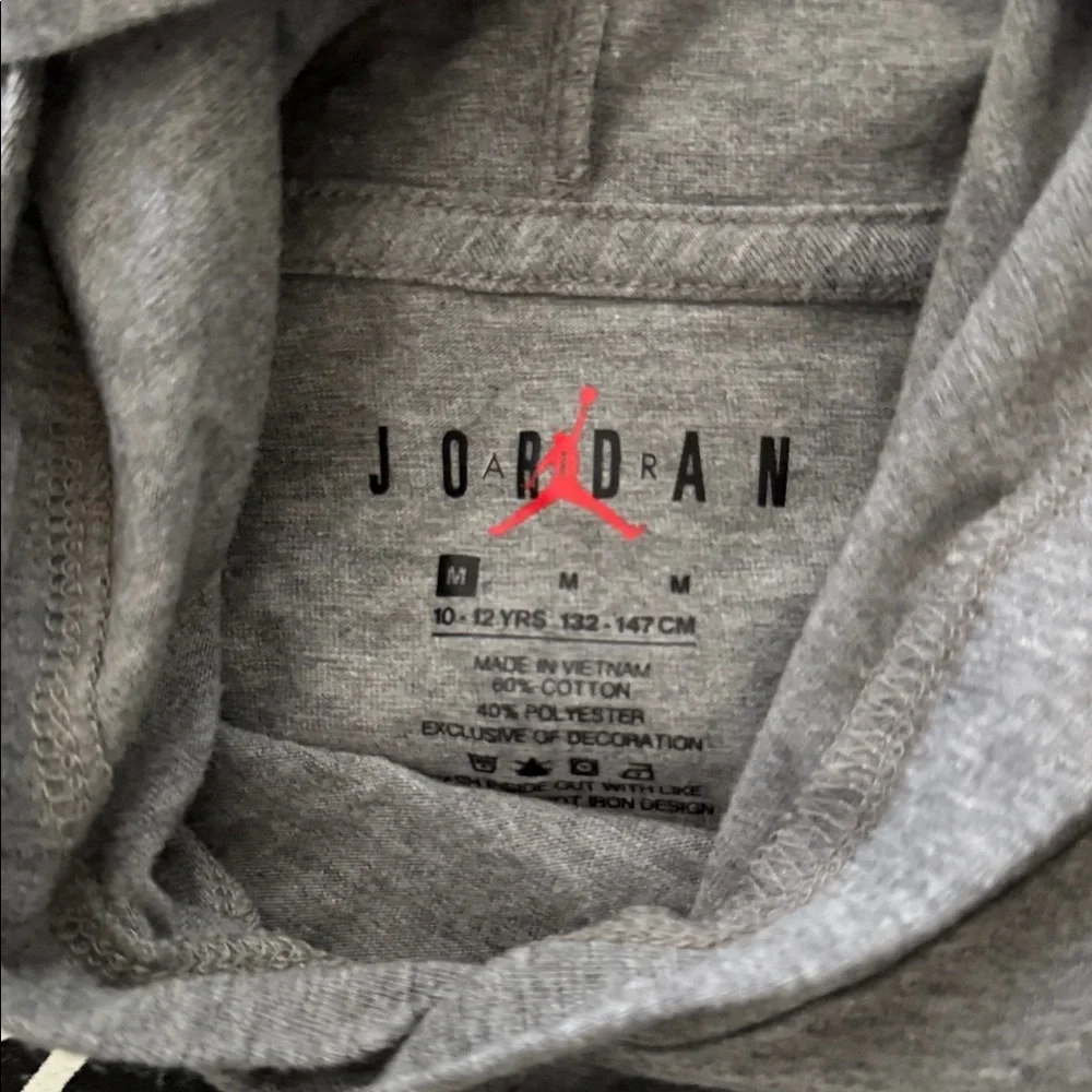 Trendy Gray Air Jordan Hoodie